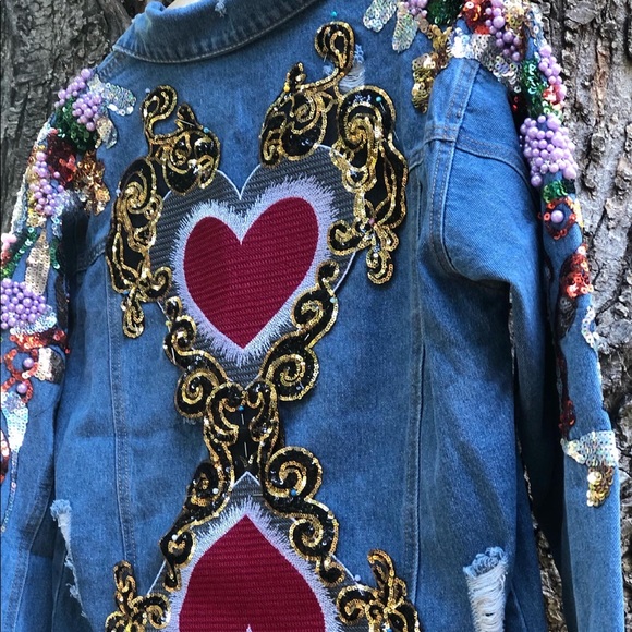 Denim Jeans Jacket size L - Picture 4 of 4